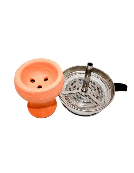 kit cazoleta terracota con hotscreen con asa