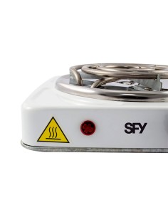 hornillo electrico sfy 1000w blanco 2