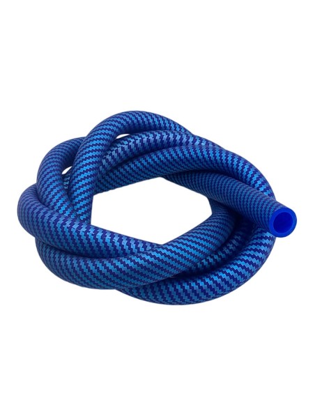 manguera de silicona carbono azul