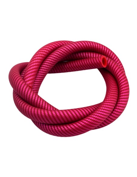manguera de silicona carbono rojo