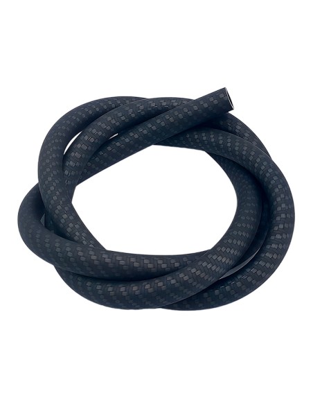 manguera de silicona carbono negro