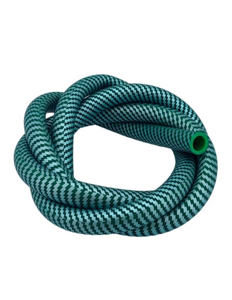 manguera de silicona carbono verde