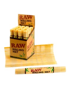 esterilla raw bamboo - display 24 unidades