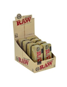 caja raw metálica roll caddy 1 ¼ - display 8 unidades