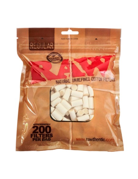 filtros raw slim algodón 200 unidades - caja 30 bolsas filtros raw slim algodón 200 unidades - caja 30 bolsas
