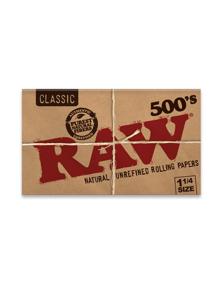 PAPEL RAW CLASSIC 1 - 1/4 500 HOJAS