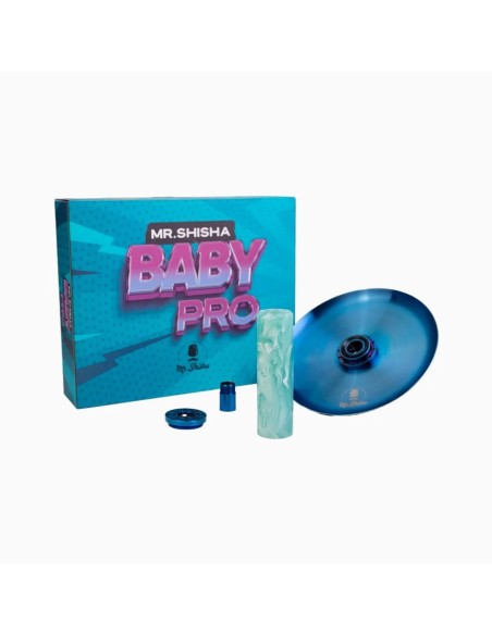 Accesorios Kit Baby Pro Mr Shisha cachimba azul celeste
