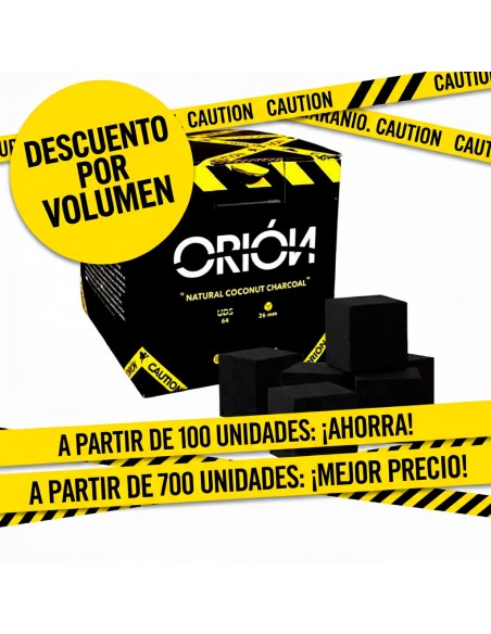 CARBÓN CACHIMBA ORIÓN 26mm- 1KG