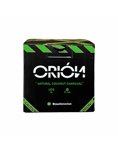Caja de carbon natural Orion 27mm para shisha