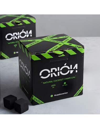 Caja de carbon natural Orion 27mm para shisha