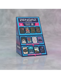 EXPOSITOR ENCENDEDORES ZENGAZ ROYAL JET CUBE S21
