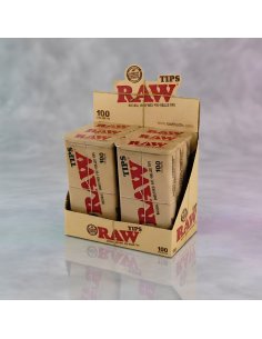 CAJA RAW METAL + 100 PREPROLLED FILTROS - DISPLAY 6 UNIDADES