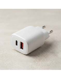 CARGADOR CARGA RAPIDA - USB Y TIPO-C