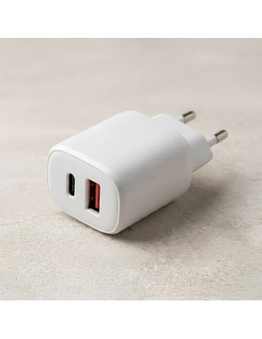 CARGADOR CARGA RAPIDA - USB Y TIPO-C