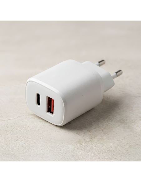 CARGADOR CARGA RAPIDA - USB Y TIPO-C