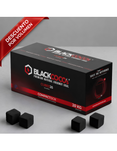 CARBÓN CACHIMBA BLACKCOCO´S 26mm - 20 KG